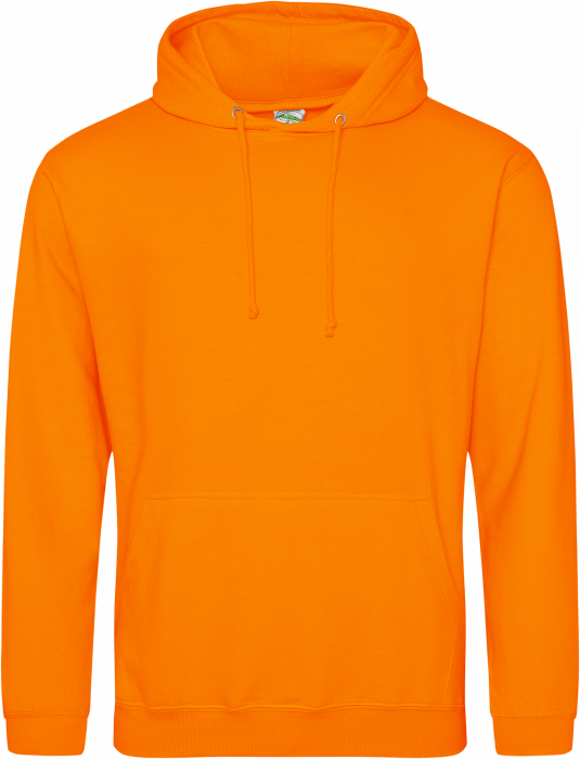 Just Hoods - College Hoodie - Orange Crush