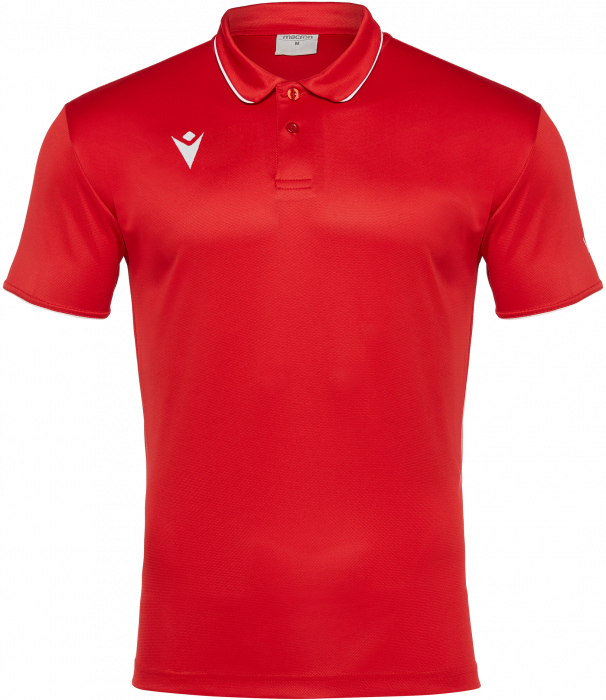 Macron - Draco Hero Polo - Red & white