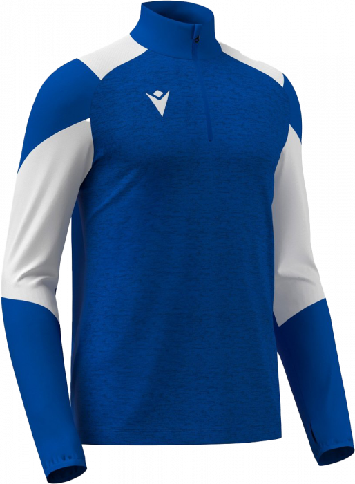 Macron - Izel Half Zip Top - Royal Blue & white