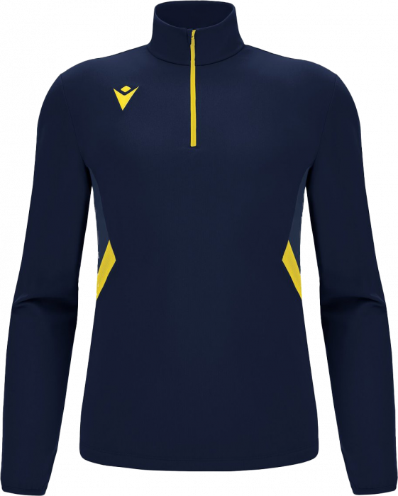 Macron - Piave Half Zip Top - Marin & yellow