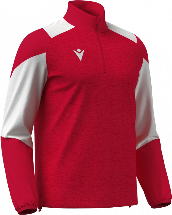 Macron - Cuzco Half Zip Top - Red & white