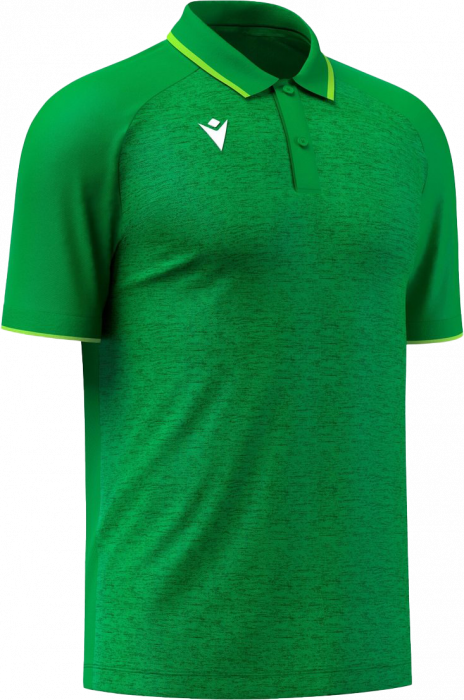 Macron - Aulos Polo - Green & neon green