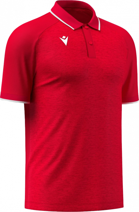 Macron - Aulos Polo - Red & white