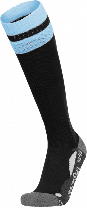 Macron - Azlon Football Socks - Black & columbia