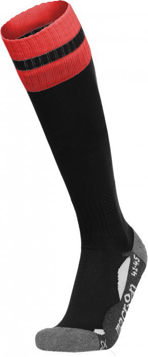 Macron - Azlon Football Socks - Black & red