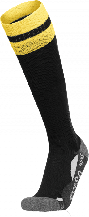 Macron - Azlon Football Socks - Black & yellow