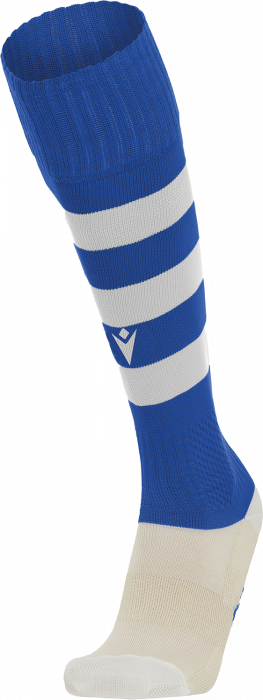 Macron - Hoops Football Socks - Royal Blue & white