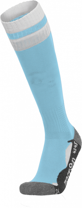 Macron - Azlon Football Socks - Columbia & white