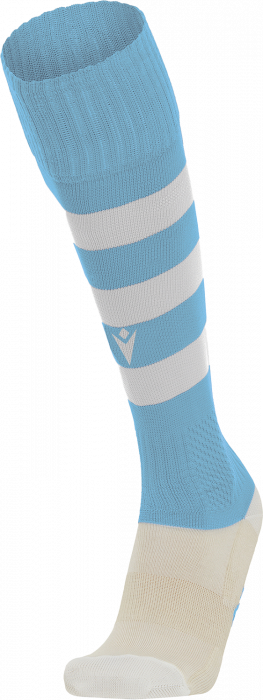 Macron - Hoops Football Socks - Columbia & white