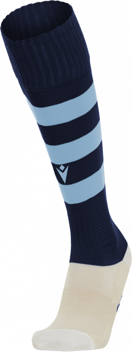 Macron - Hoops Football Socks - Navy & columbia