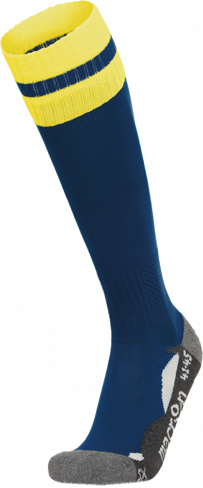 Macron - Azlon Football Socks - Marin & yellow