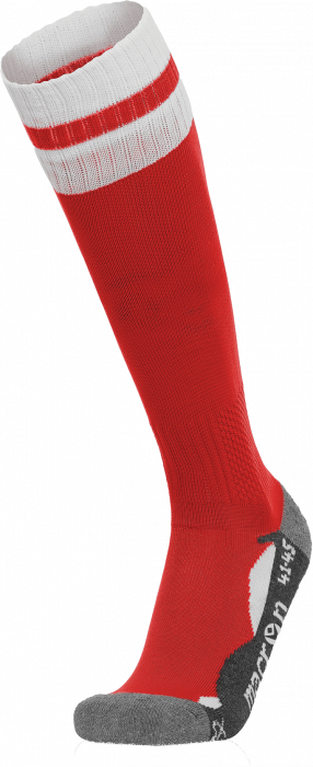 Macron - Azlon Football Socks - Red & white