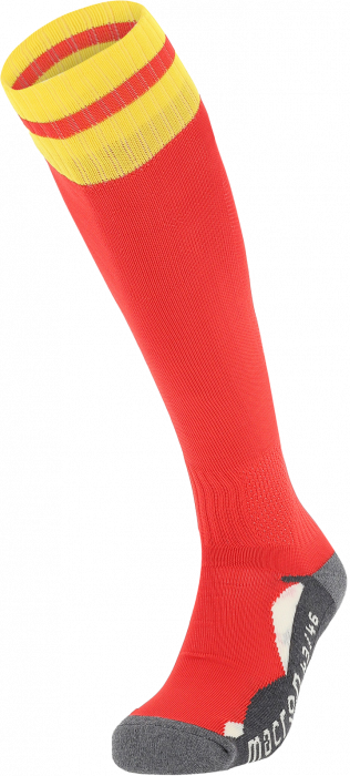 Macron - Azlon Football Socks - Red & yellow