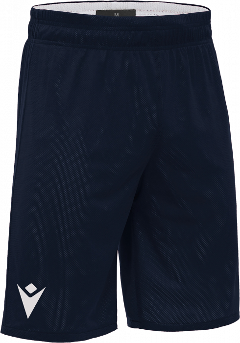 Macron - Denver Hero Reversible Basketball Shorts - Marine & white