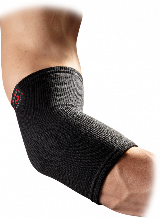 McDavid - Elbow Support Sleeve Elastic - Black & scarlet red