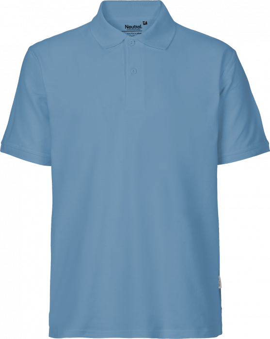 Neutral - Classic Cotton Polo Men - Dusty Indigo