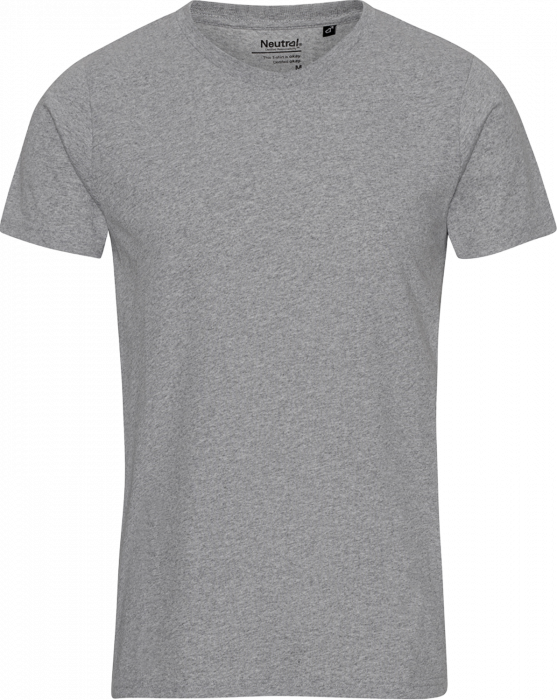 Neutral - Recycled Cotton T-Shirt - Grey Melange