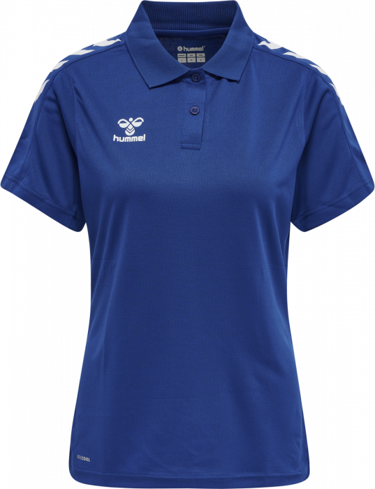 Hummel - Core Xk Polo Women - True Blue & bianco