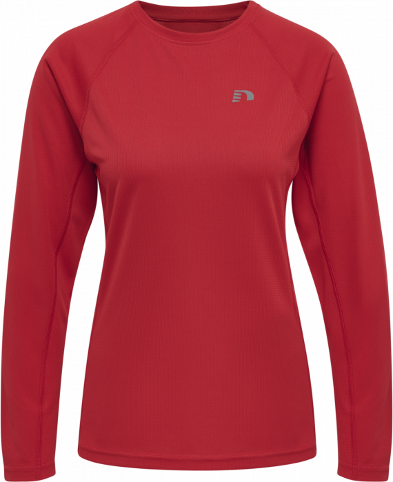 Newline - Core Women's Long-Sleeved Running T-Shirt - Röd