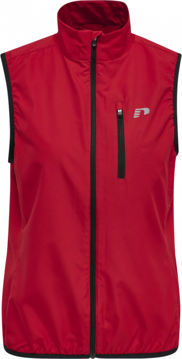 Newline - Women's Core Windbreaker Vest - Red & black