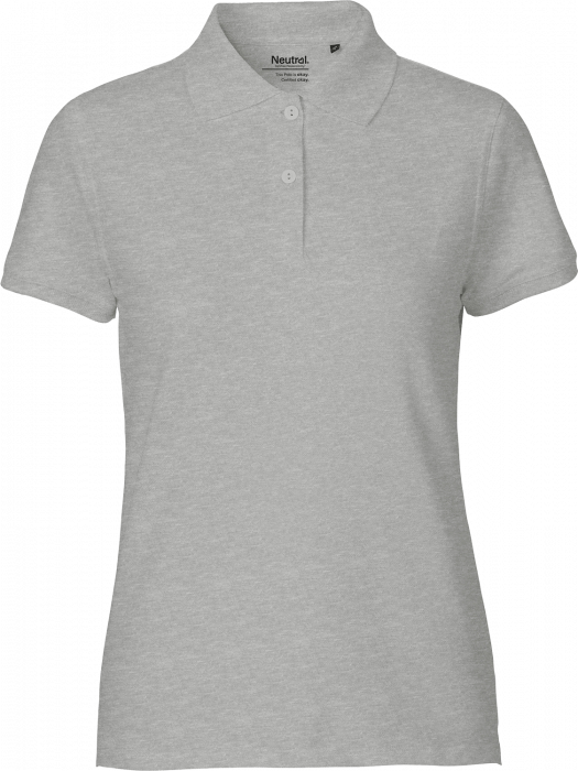 Neutral - Classic Cotton Polo Ladies - Sport Grey