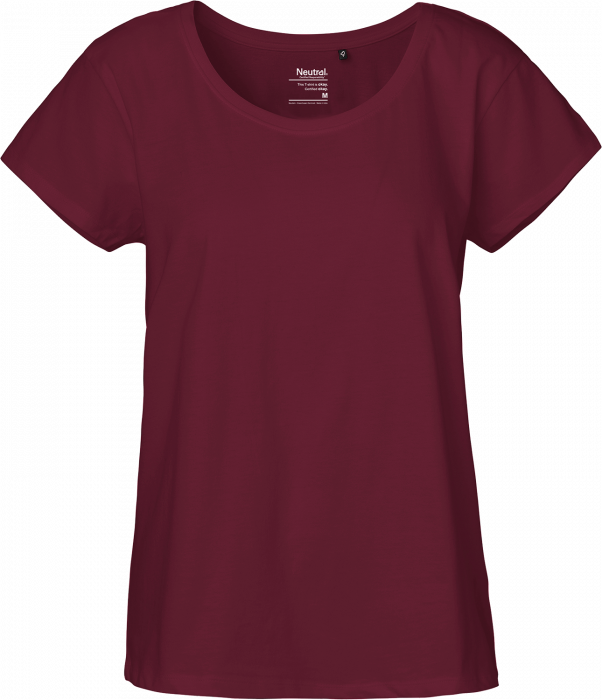 Neutral - T-Shirt Loose Fit Female - Bordeaux