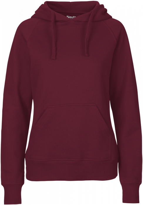 Neutral - Organic Cotton Hoodie Women - Bordeaux