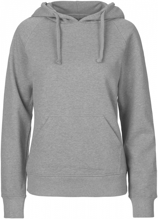 Neutral - Økologisk Bomuldshoodie Dame - Sport Grey