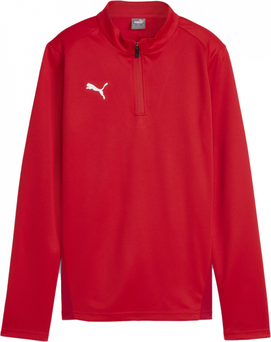 Puma - Team Goal Training Top With Half Zip Women - Rood