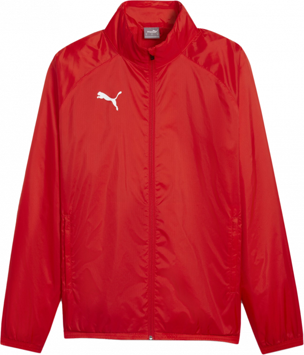 Puma - Teamgoal All Weather Jacket - Rojo & blanco