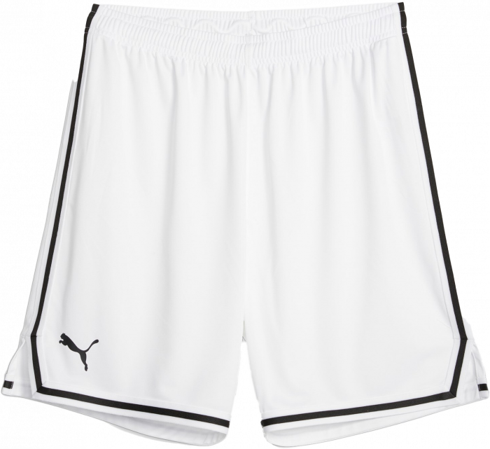 Puma - Hoops Team Basketball Shorts - Wit & zwart