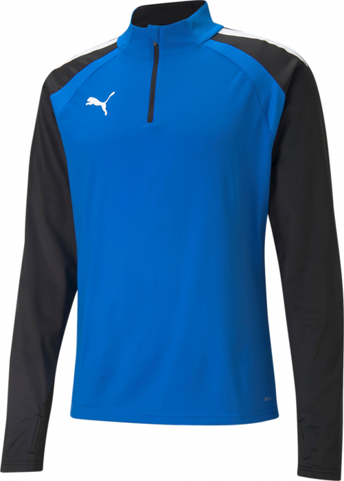 Puma - Teamliga Training 1/4 Zip Top Jr. - Azul & preto