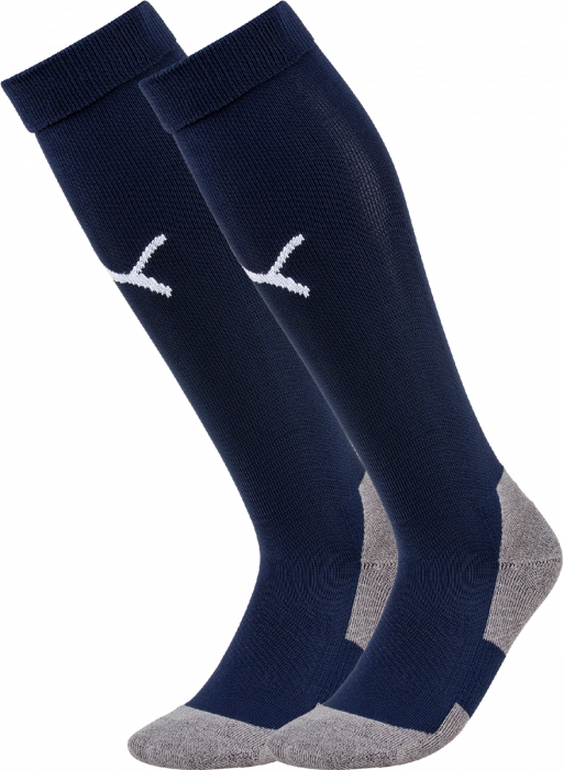 Puma - Teamliga Core Sock - Marinho & branco