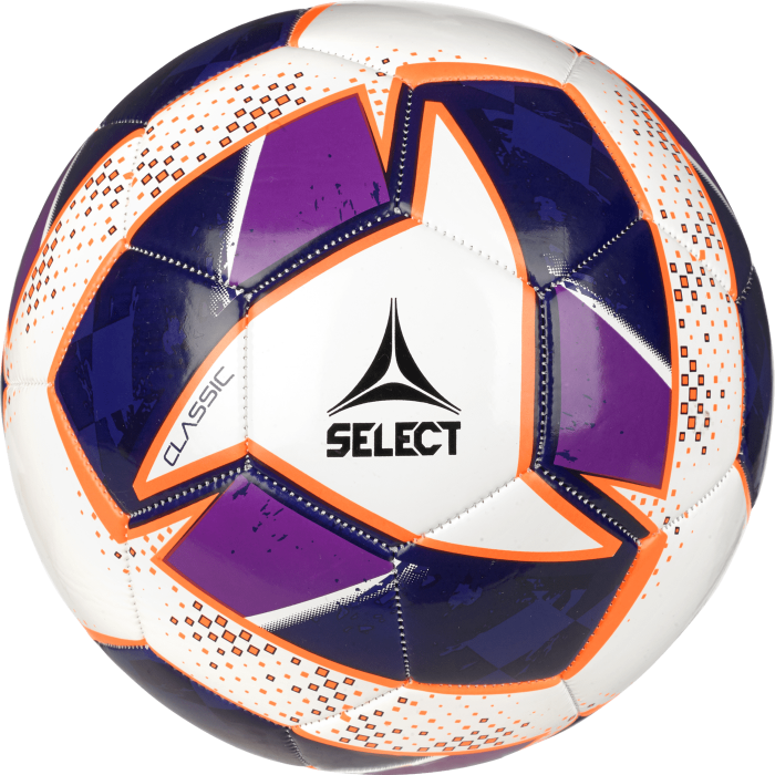 Select - Classic V24 Football White - Blanco & púrpura