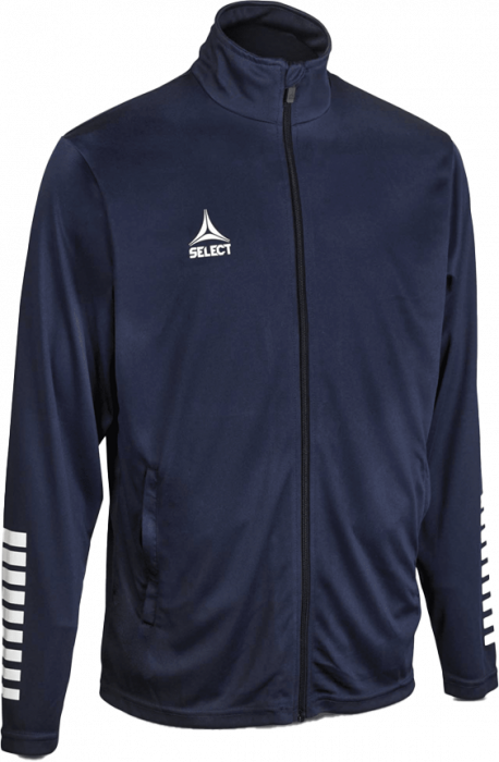 Select - Pisa Training Zip Jacket - Navy blue & white