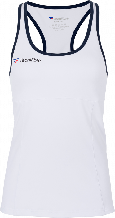 Tecnifibre - Lady F3 Tank Top White Junior - White